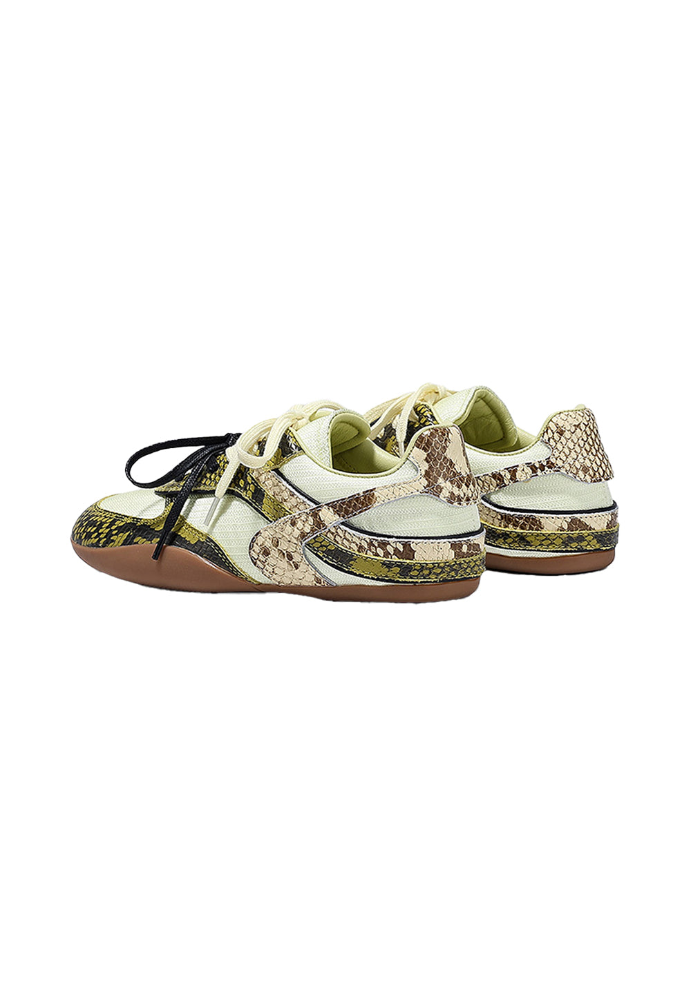 BellaLily丨Snake-Print Mesh Retro Running Shoes-Green - PSYLOS 1, BellaLily丨Snake-Print Mesh Retro Running Shoes-Green, Retro Trainers, BellaLily•JAPAN, PSYLOS 1